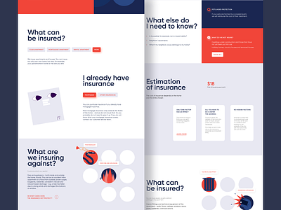 Insurance company 🔥 | UI/UX design