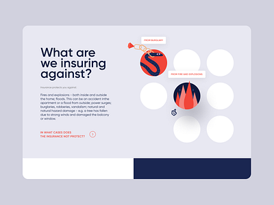 Insurance company 🔥 | UI/UX design branding illustration insurance typography ui ux web