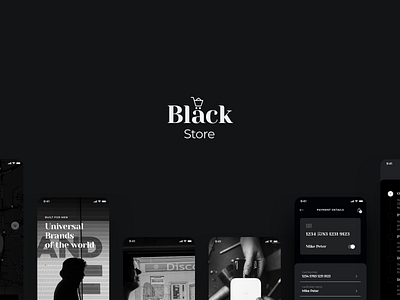 Black Store - App UI Design