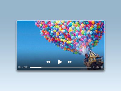 Video Player button movie play player ui up video