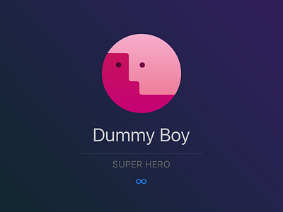 Dummy Boy account dummy hero identity ios profile quadro settings
