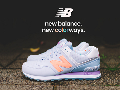 New Balance concept footwear ad advert branding concept design print