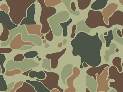 Camo pattern camouflage edwin illustrator pattern vector
