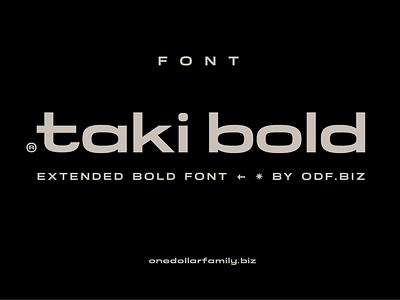 TAKI [SANS SERIF/BOLD]