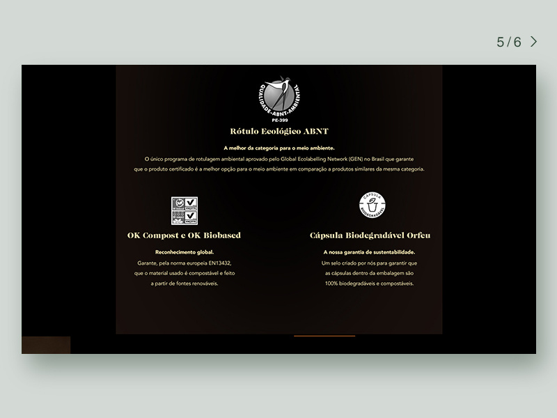 Orfeu Coffee Website ui web website vector ux typography icon flat key visual design branding