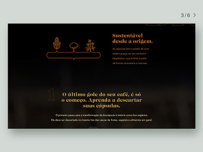 Orfeu Coffee Website branding design icon key visual ui ux web website