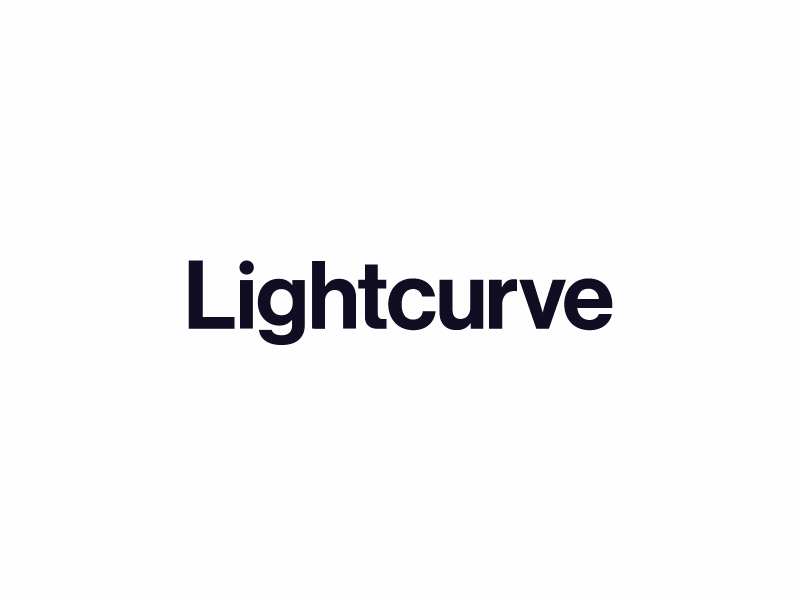 We are Lightcurve! after effects animation blockchain branding design illustration lightcurve lisk logo logo animation type typography