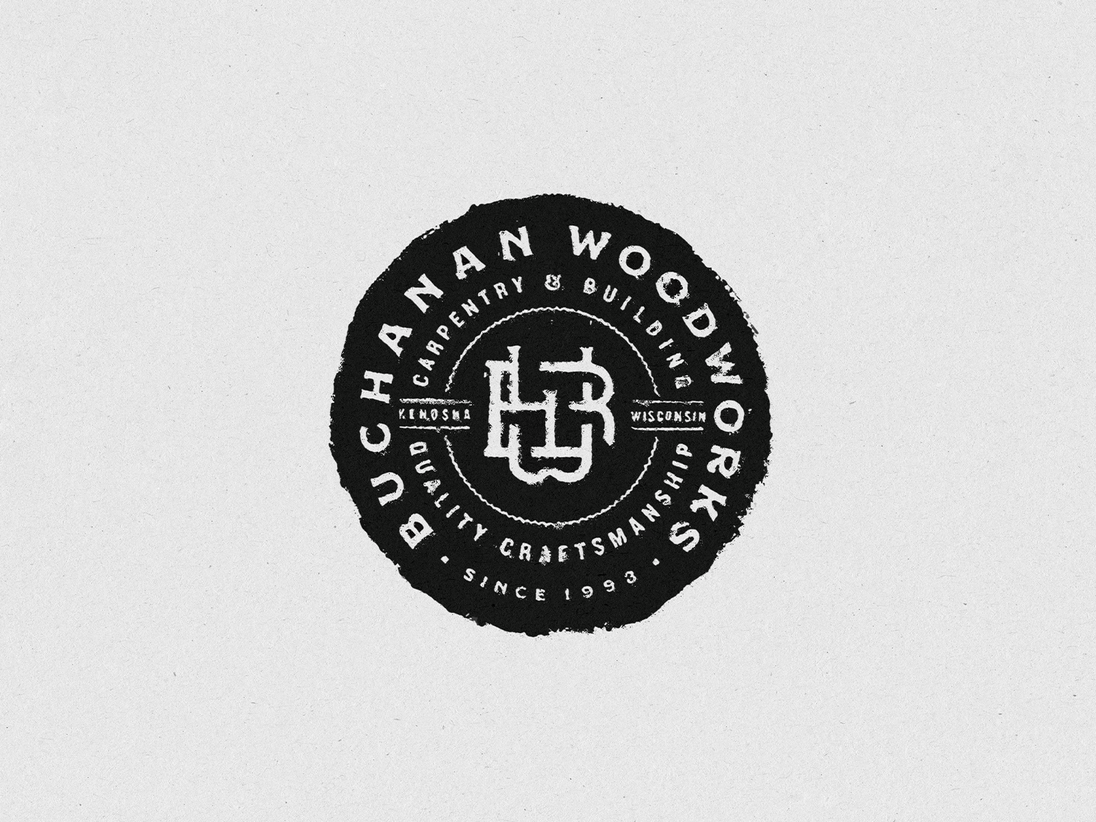 Buchanan Woodworks Logo by Jeff Buchanan on Dribbble