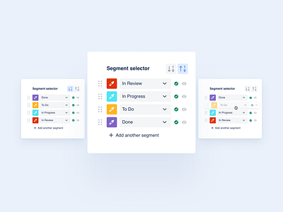 Segment selector component