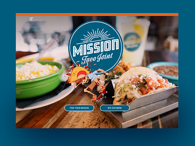 Mission Taco Joint digital branding responsive ui design