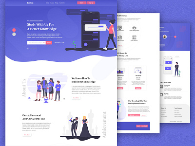 Education Landing Page