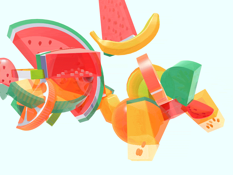 frutas mov linea 3d 3d art fruits illustration medical