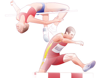 Athletics test illustration athletics competitive illustration sport