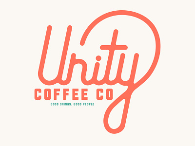 Unity Coffee 10 branding coffee coffee cup coffeeshop handlettering red typography unity