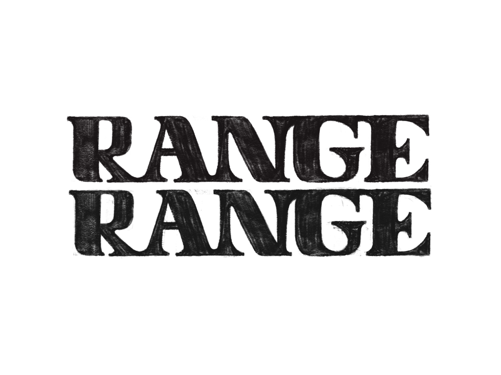 Range Custom Lettering by Mikey Hayes on Dribbble