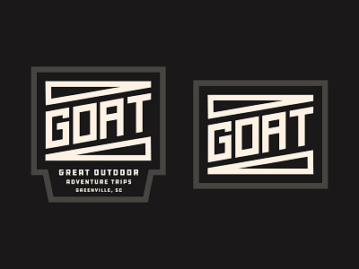 GOAT Custom Lettering badge badge design branding cream design g goat gray letter g lettering lock up logo type type design typography wordmark