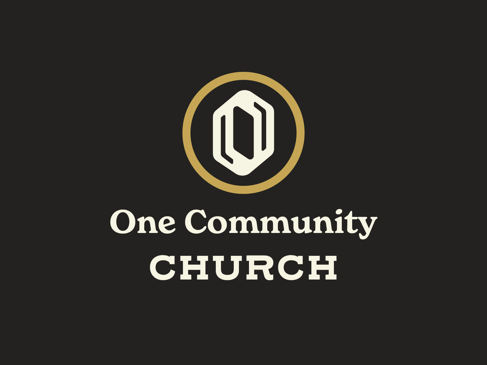 One Community Church Logo by Mikey Hayes on Dribbble