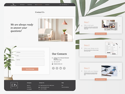 Interior design platform concept branding design graphic design interiordesign logo platform ui uiux vector webdesign