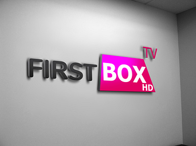 First TV Logo adobe illustrator branding graphic design icon illustration logo logo design minimal vector
