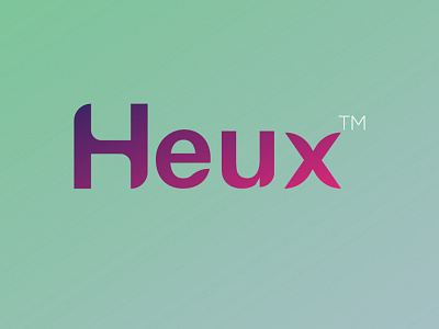 Heux Minimal Logo Design adobe illustrator branding design graphic design illustration illustrator logo logo design vector