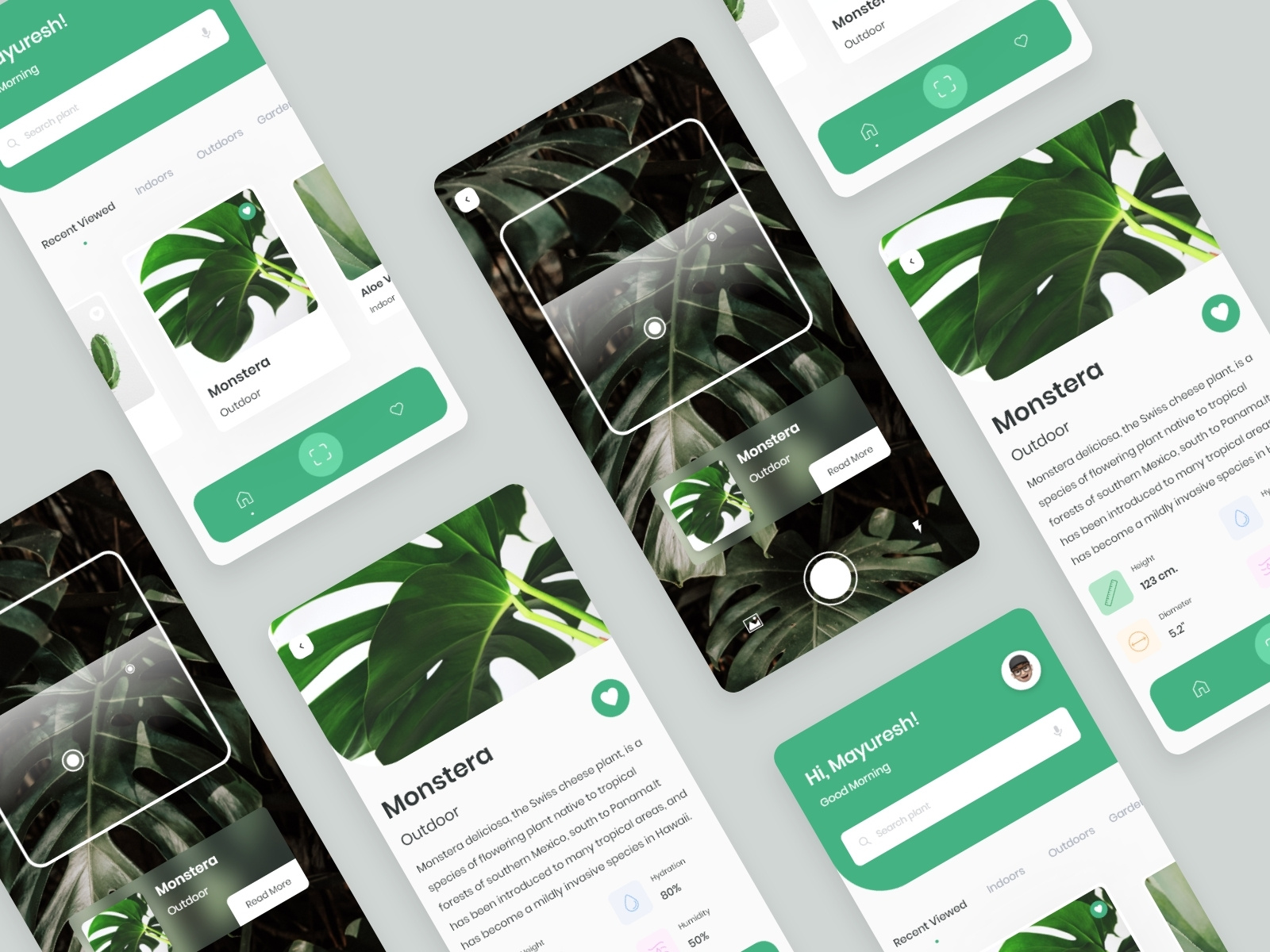 Plant Scanner App by Mayuresh Warang on Dribbble
