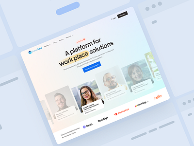 Header Exploration for HR Tech Start-up!