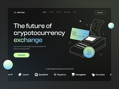 Header Exploration for Crypto Exchange Company