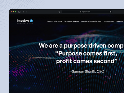 Homepage for an IT Service Company! 🖥️