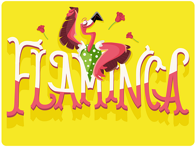 Flaminca artwork children book illustration childrens book childrens illustration creative digitalart draw drawing flamenca flamingo flat illustration flatdesign funny illustration illustrator kids kids art kids illustration lettering tales