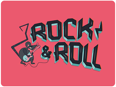 Rock&Roll artwork creative design digitalart drawing flat illustration funny illustration kids