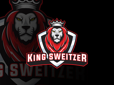 King Lion Mascot Logo Design