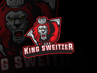 King Lion Mascot Logo Design