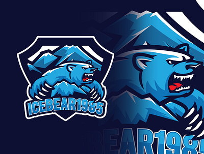 Icebear Mascot Logo Design cartoon gaming mascot logo ice bear mascot mascot character mascot design mascot logo mascot logo design mascot logos mascotlogo