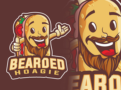 sandwich mascot logo