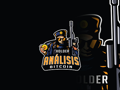 Bitcoin mascot logo