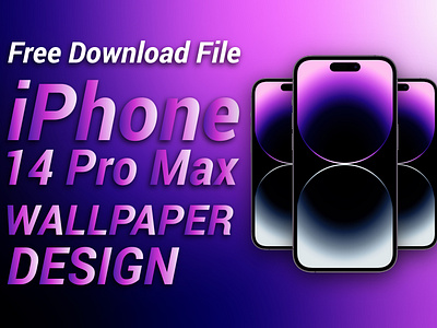 Design iPhone14 Pro Max Wallpaper illustrator