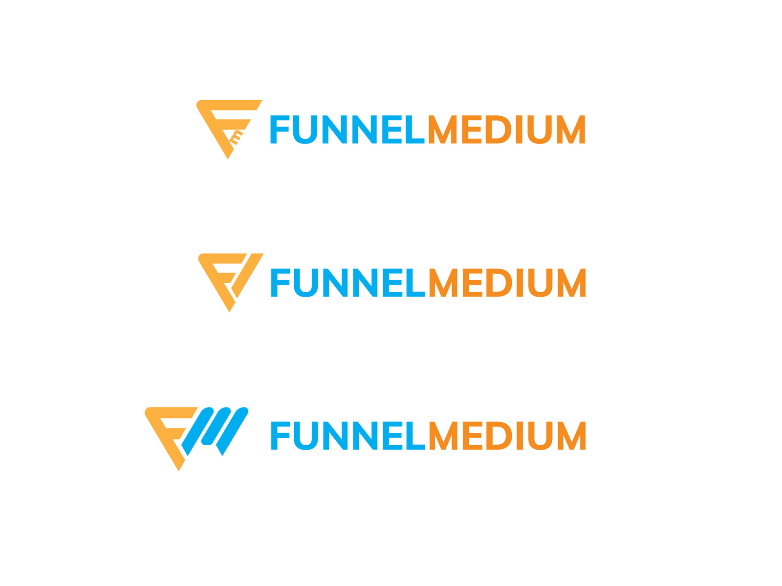 Funnel Medium logo design by Gaddafi Sarker on Dribbble
