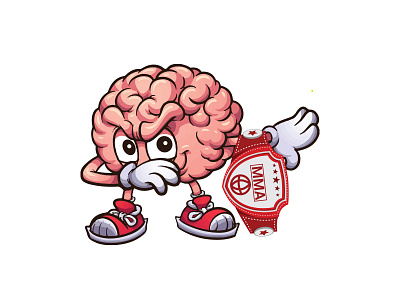 Brain Game Cartoon Design