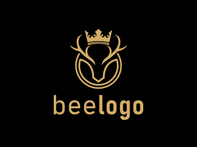 Deer Crown logo Design