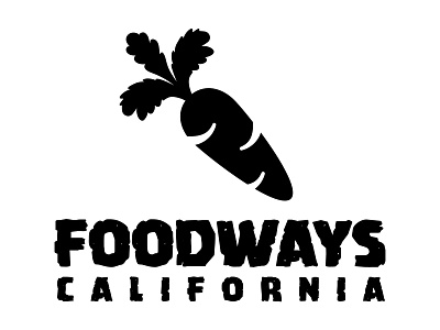 Foodways California design food healthy logo vector