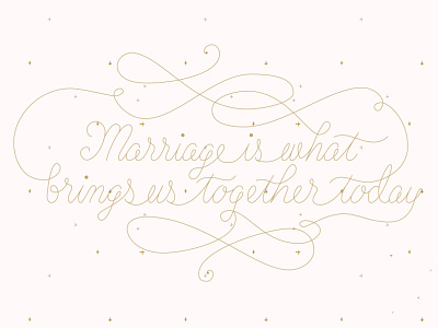 Princess Bride inspired lettering cursive design font illustration lettering princess bride text typography vector wedding