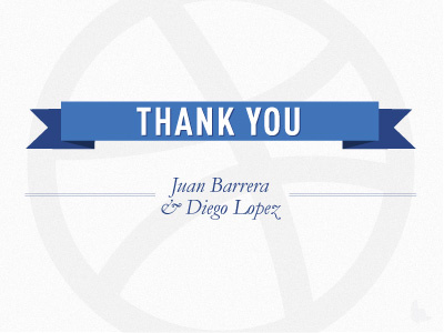 Thank You banner card dribbble thank you thanks