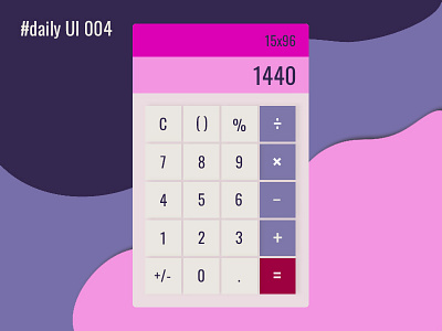 Calculator calculator dailyui dailyui 004 design ui web