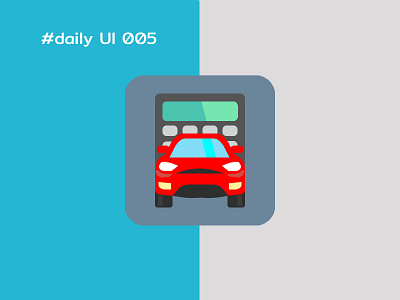 App Icon appicon carcalc dailyui dailyui005 design icon ui web