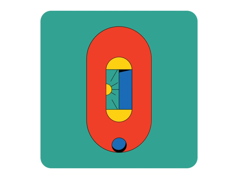 Number 0 2d 2danimation 36daysoftype colorful illustration numbers shapes stroke vector