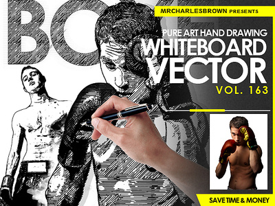 Pure Art Hand Drawing 163 – Whiteboard Vector royalty-free stock richworks marketplace creativemarket envato graphicriver tutorial photo to vector photo to outline illustrator photoshop path vector whiteboard outline sketch drawing pure art hand drawing photo effect photoshop action