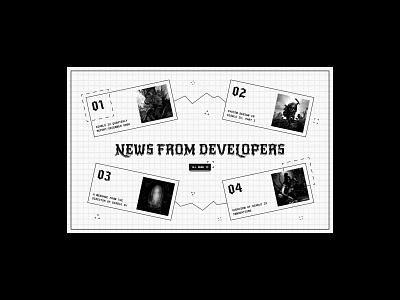 Diablo IV - News block app design concept design diablo interface minimal ui ux website