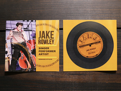 Brochure Cover Design for Jake Rowley