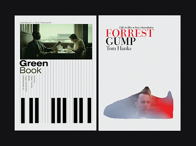Green Book & Forrest Gump Movie Posters poster design