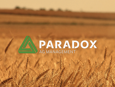 Paradox Ag Management branding design logo